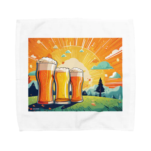 夏到来ビールグッズ！Beerで皆で盛り上がろう！ Towel Handkerchief