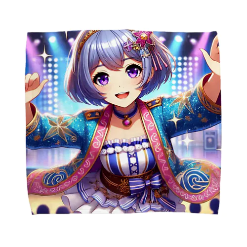 アイドルハナビのグリッターステージジャケット Towel Handkerchief