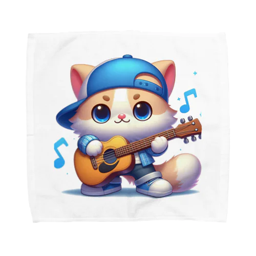 にゃんこ🐱のリズムにノッテ🎵 Towel Handkerchief