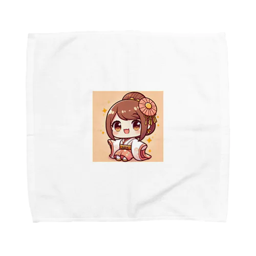 可愛い笑顔 Towel Handkerchief