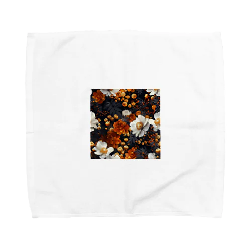 綺麗な白と黄色い花 Towel Handkerchief