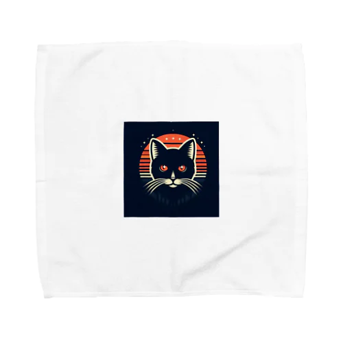 見つめてくる猫ちゃん Towel Handkerchief