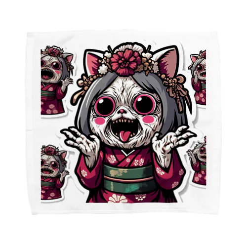 わぉねこ Towel Handkerchief