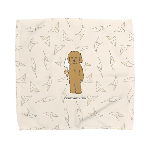 アイスベタベタ犬 Towel Handkerchief