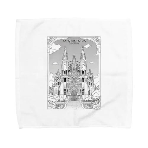 イラスト世界旅行 Towel Handkerchief