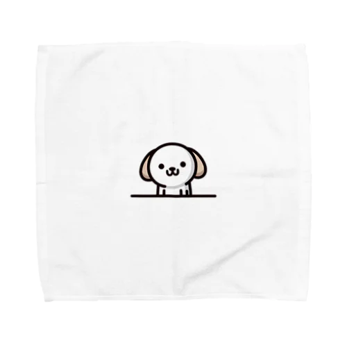 もふもふワンコ Towel Handkerchief