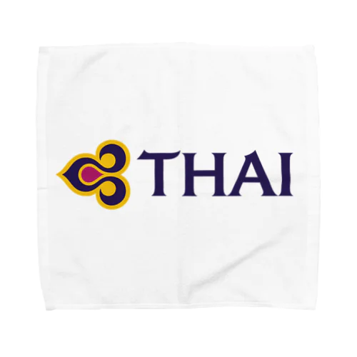 タイ航空ロゴ入りグッズ タオルハンカチ
