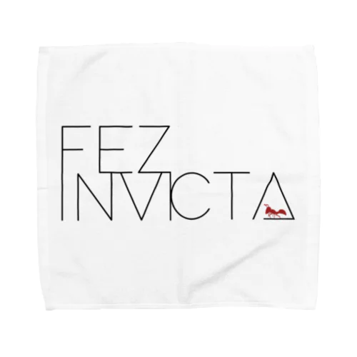 FEZ INVICTA logo bk Towel Handkerchief