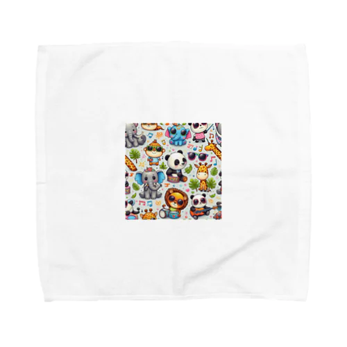 可愛い動物 Towel Handkerchief