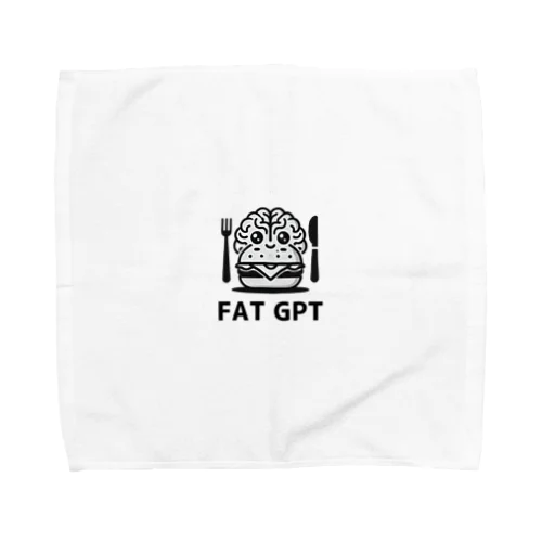 食いしん坊AI「FAT GPT」 Towel Handkerchief