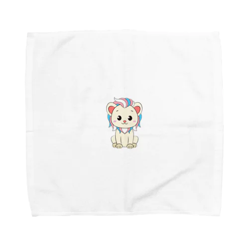 ３色たてがみらいおん Towel Handkerchief