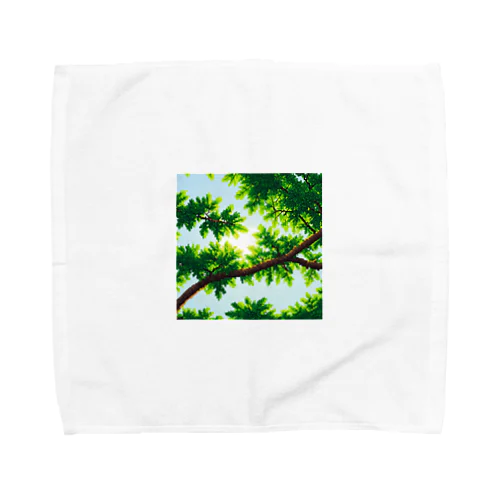 立っている木の枝 Towel Handkerchief