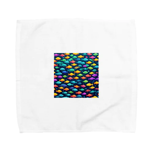 泳いでいる魚の鱗 Towel Handkerchief