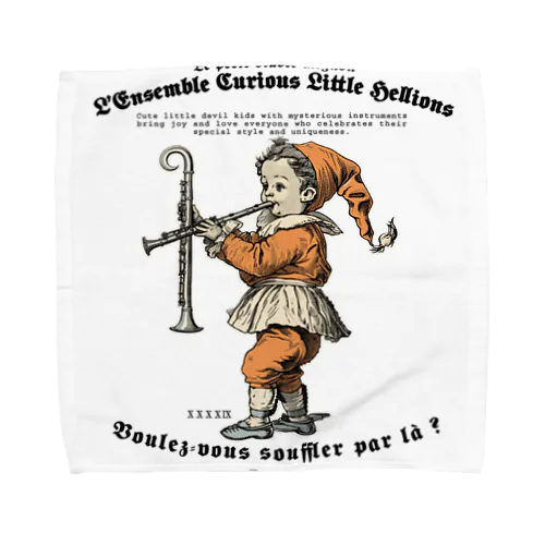 L'Ensemble Curious Little Hellions #49 Towel Handkerchief