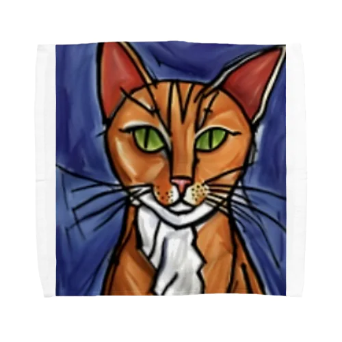 猫らしい猫 Towel Handkerchief