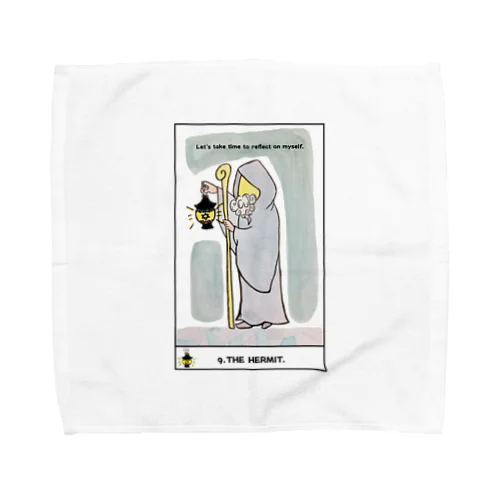 隠者　meg＊art tarot art Towel Handkerchief