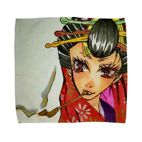 花魁金煙管｡ Towel Handkerchief