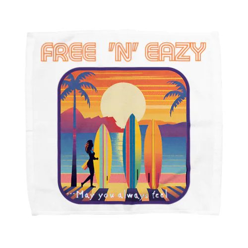  FREE 'N' EAZY  Tropical1 Towel Handkerchief