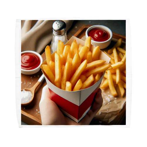 フライドポテト🍟グッズ タオルハンカチ