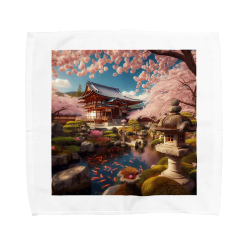 Sakura in Japan Towel Handkerchief