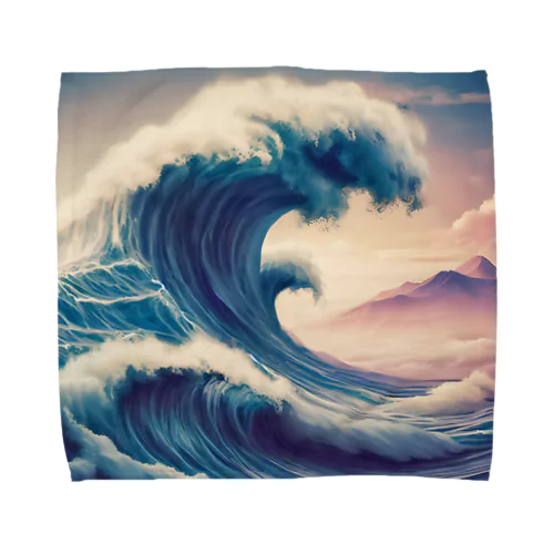 The Great Wave Towel Handkerchief