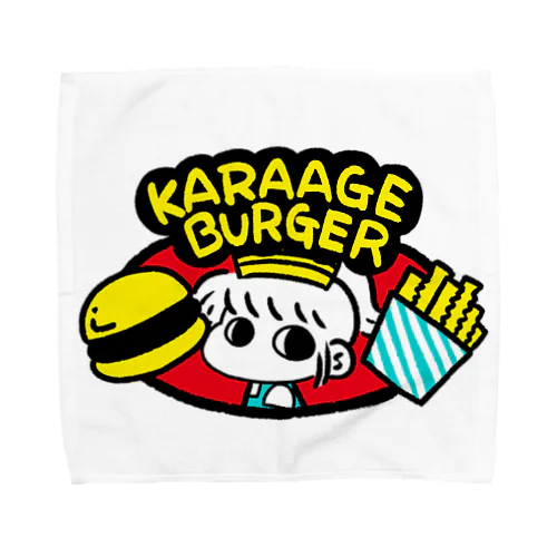 からあげちゃんバーガー Towel Handkerchief