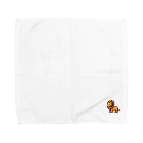 ドット絵のライオン Towel Handkerchief