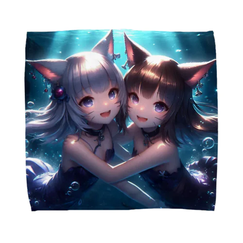 猫耳少女00080 Towel Handkerchief