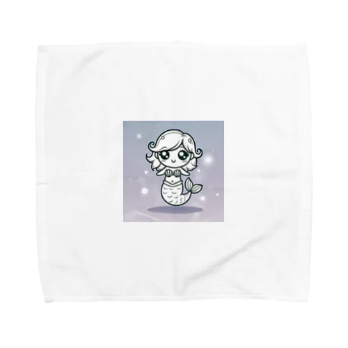 マーメイドのちびキャラ Towel Handkerchief