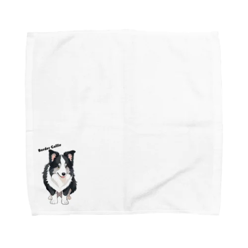 ボーダーコリーグレーミックス Towel Handkerchief