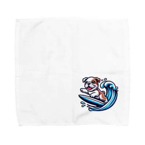 波乗りブルド Towel Handkerchief