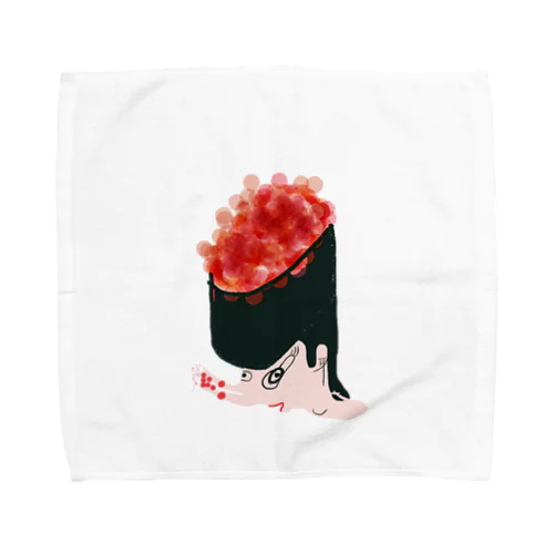 いくら食べたい Towel Handkerchief