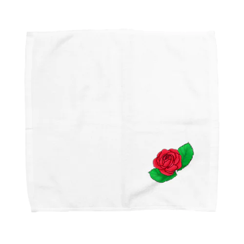 真紅の薔薇 Towel Handkerchief