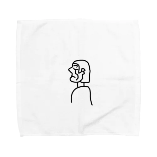 横顔ちゃん Towel Handkerchief