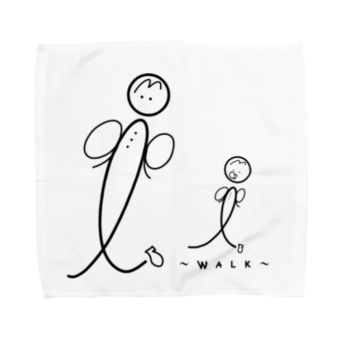 〜 W A L K 〜 公式ロゴ Towel Handkerchief