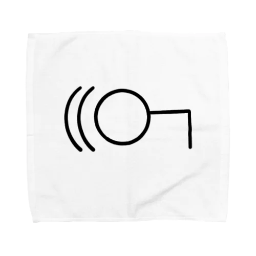 文字絵グッズ Towel Handkerchief