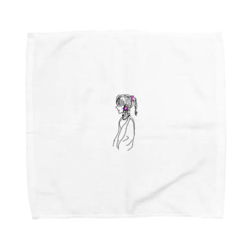 三つ編みポニー Towel Handkerchief