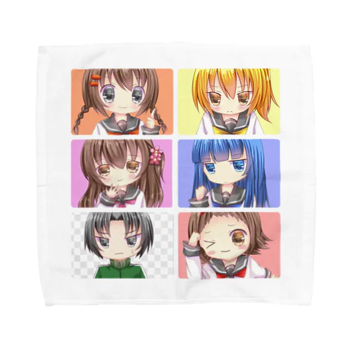 属性戦隊萌えるんジャー Towel Handkerchief