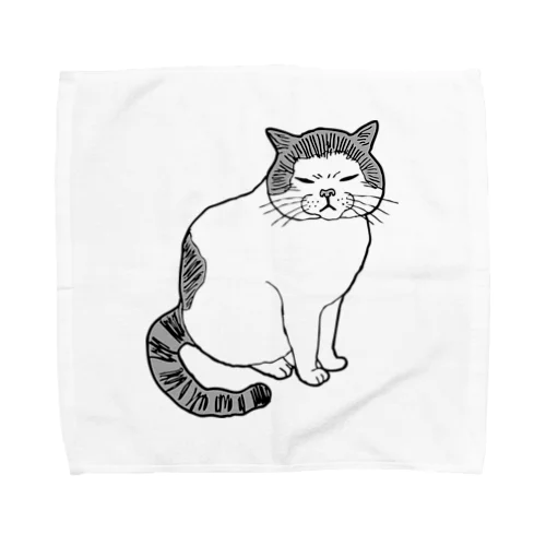 保護猫応援グッズ Towel Handkerchief