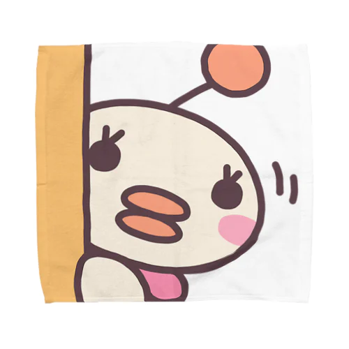 ヒヨトリ「ちらっ」 Towel Handkerchief