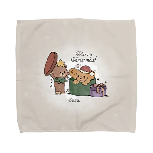 すずちゃんクリスマス4 Towel Handkerchief