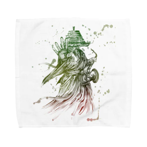 サックス侍「見得 -color-」series Towel Handkerchief