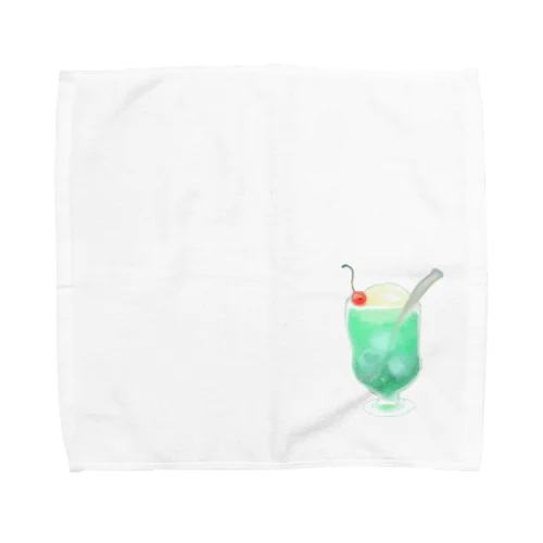 しゅわしゅわクリームソーダ Towel Handkerchief