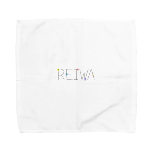 REIWA_水玉文字 Towel Handkerchief