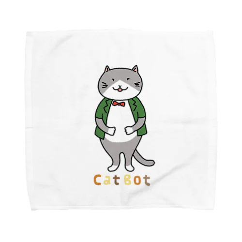 Cat Bot （センセイ） Towel Handkerchief