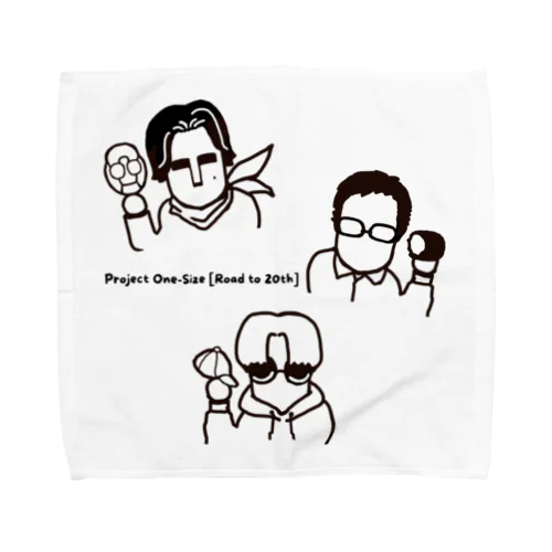 ３人の個性をギュッと集結 Towel Handkerchief