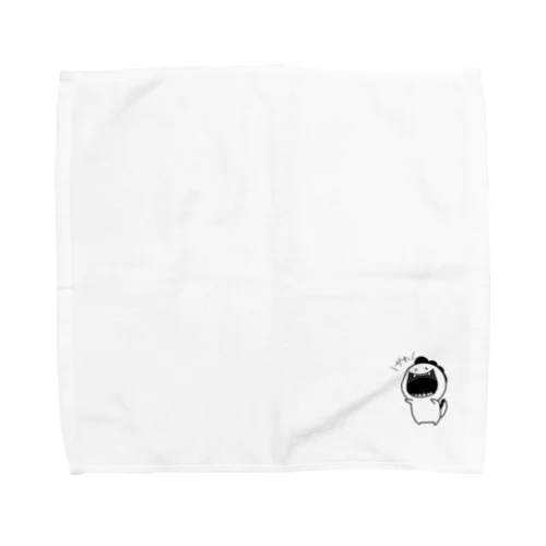 がお君(白黒var) Towel Handkerchief