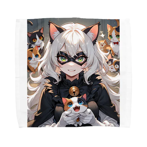 猫魔女の陰謀 二次元タレイアシリーズNo.3 4-3-250222 Towel Handkerchief