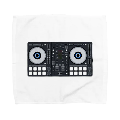 シンプルなDJコントローラーのイラストです! Towel Handkerchief