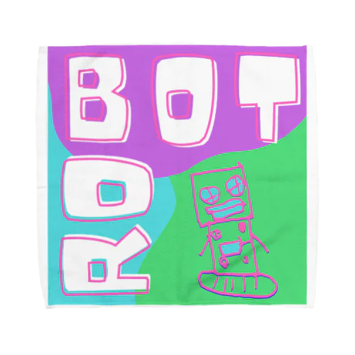 BOT BOY - Pink Pop Edition Towel Handkerchief